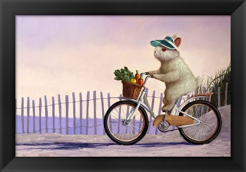 Framed Beach Bunny Print