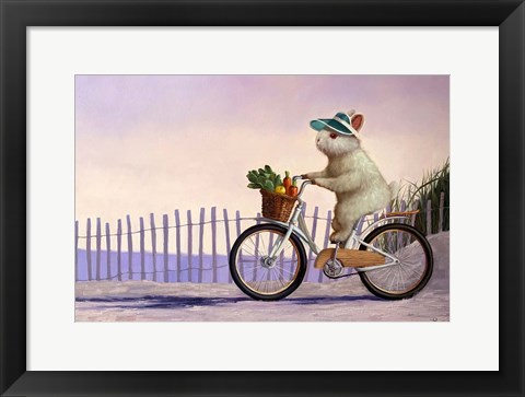 Framed Beach Bunny Print