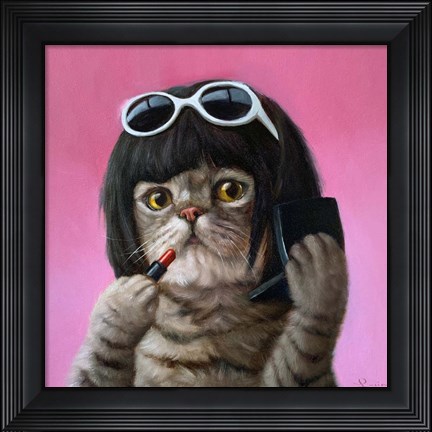 Framed Bob Cat Print