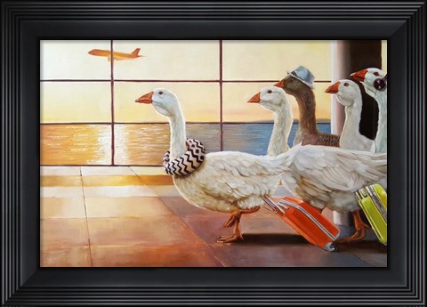 Framed First Class Migration Print