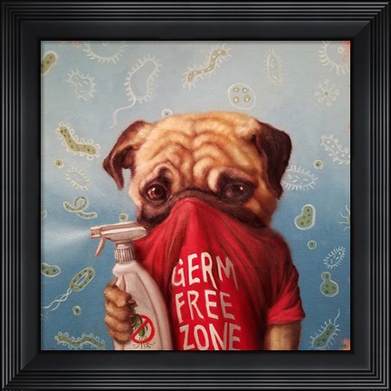 Framed Germaphobic Print