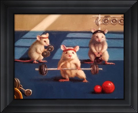 Framed Gym Rats Print