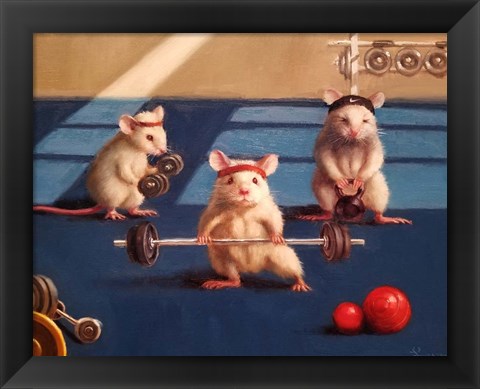 Framed Gym Rats Print