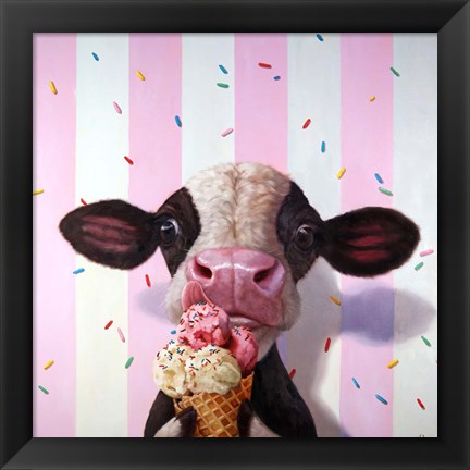 Framed Mooo-Licious Print
