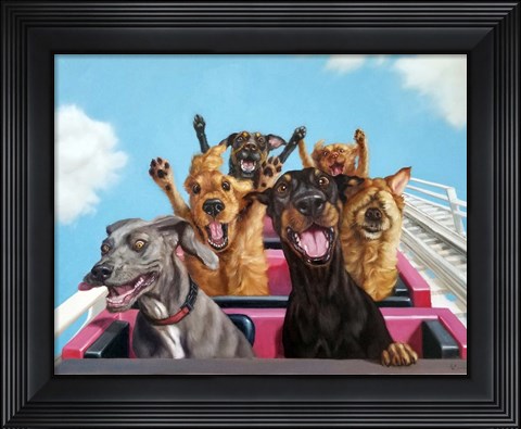Framed Thrill Seekers Print