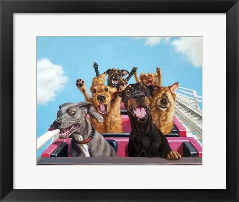 Framed Thrill Seekers Print