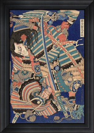 Framed Fighting Heroes, 1827-1832 Print