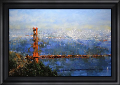 Framed Golden Gate Afternoon Print