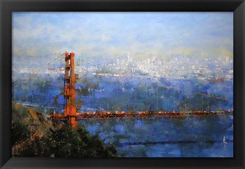 Framed Golden Gate Afternoon Print