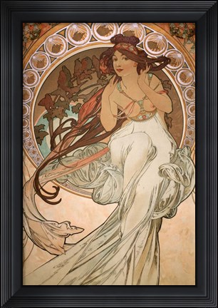 Framed Music (from The Four Arts - Detail), 1898 Print