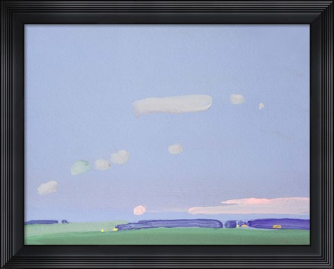 Framed Evening Clouds Print