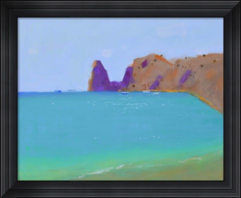 Framed Seaside Print