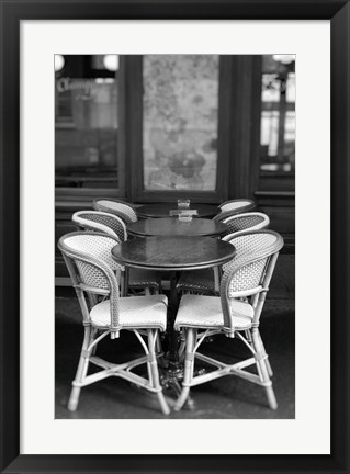 Framed Paris Cafe No. 21 Print