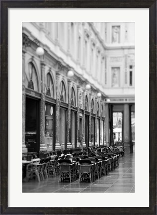 Framed Royal Galleries Black and White Print