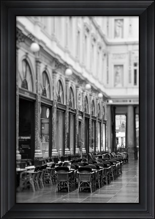 Framed Royal Galleries Black and White Print