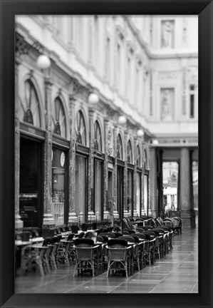 Framed Royal Galleries Black and White Print