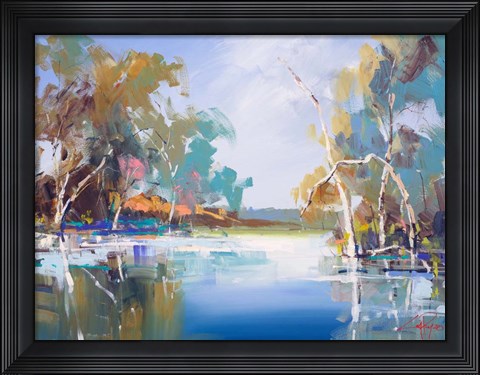 Framed Renmark Creek Print