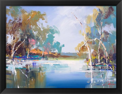 Framed Renmark Creek Print