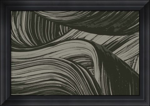 Framed Brushed 1 Print