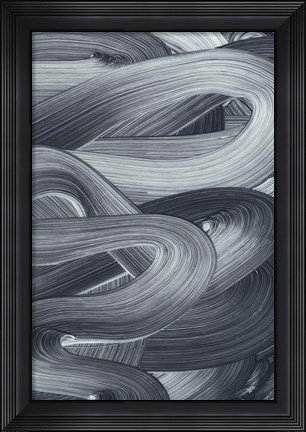 Framed Brushed 4 Print