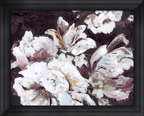Framed Dark Flower Print