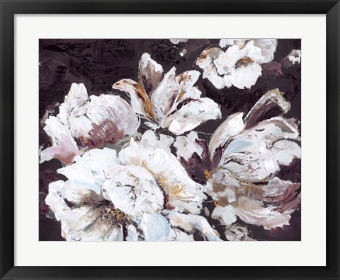 Framed Dark Flower Print