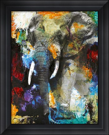 Framed Elephant Print