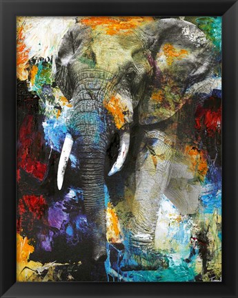 Framed Elephant Print