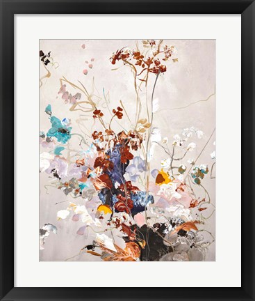 Framed Fall Floral Print