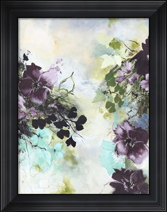 Framed Flower Blush 2 Print