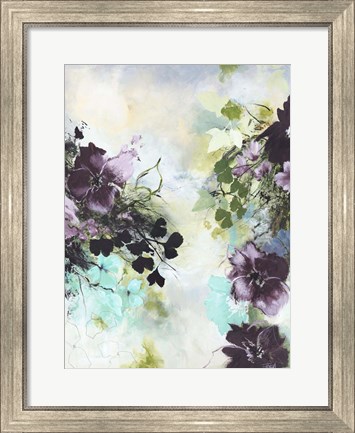 Framed Flower Blush 2 Print