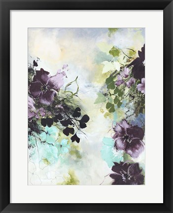 Framed Flower Blush 2 Print