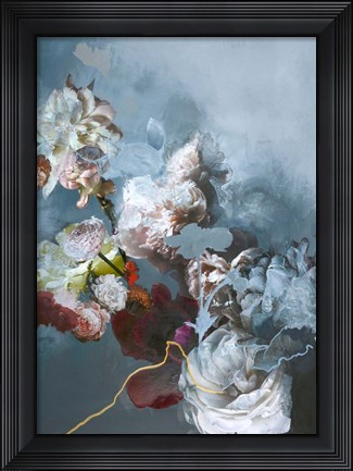 Framed Haute Couture Blue Print