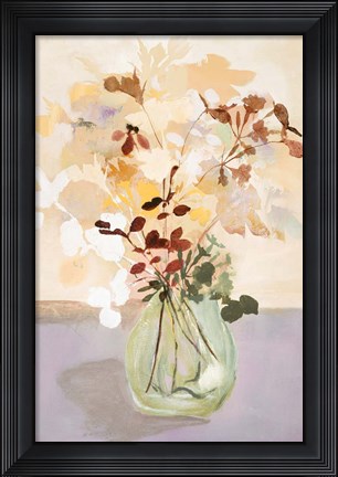 Framed Pastel Flower 2 Print