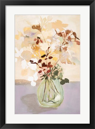 Framed Pastel Flower 2 Print