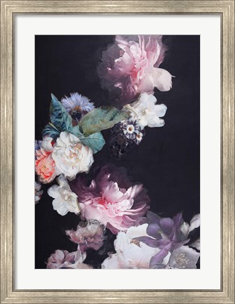 Framed Purple Blossom 1 Print