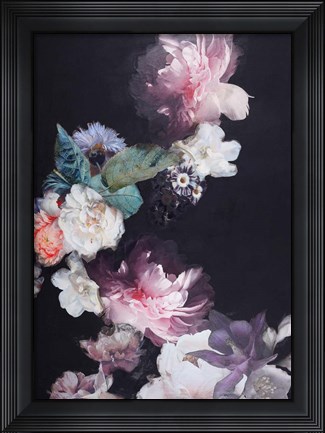Framed Purple Blossom 1 Print