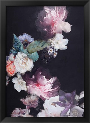 Framed Purple Blossom 1 Print