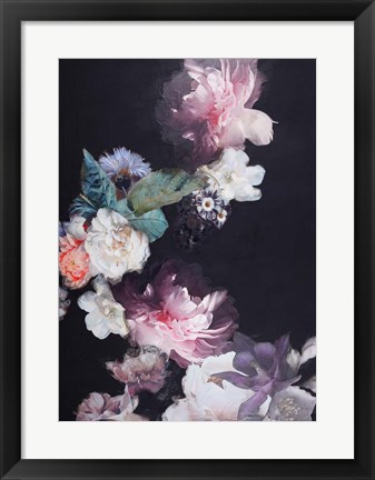 Framed Purple Blossom 1 Print