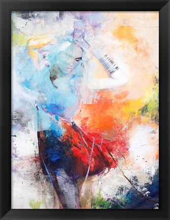 Framed She Dances Print