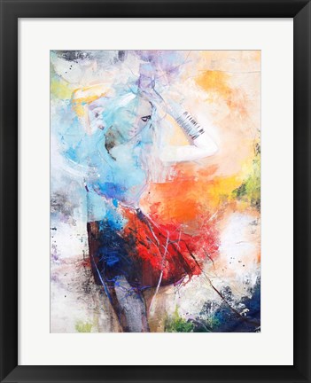 Framed She Dances Print