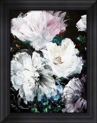 Framed Soft Hue Flowers Print