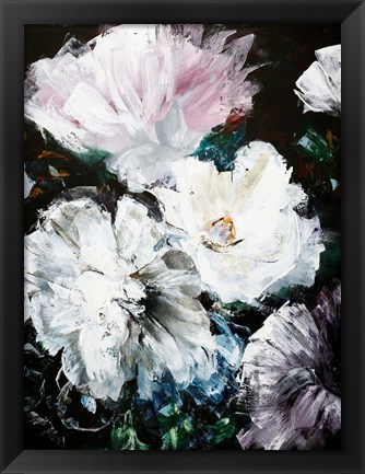 Framed Soft Hue Flowers Print