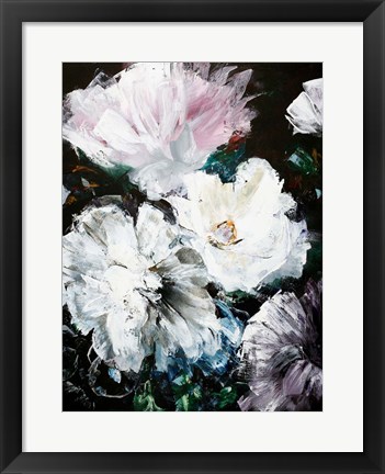 Framed Soft Hue Flowers Print