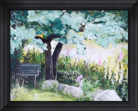 Framed Spring Field Print