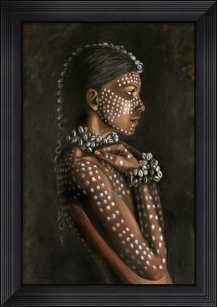 Framed Tribal Woman Print