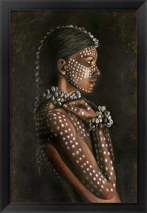 Framed Tribal Woman Print