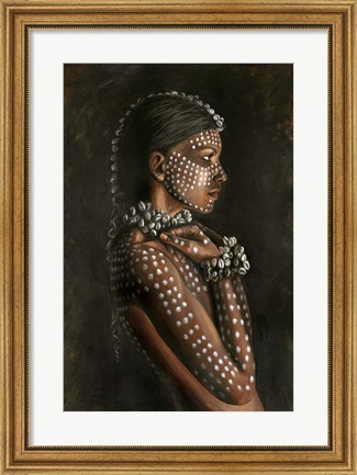 Framed Tribal Woman Print