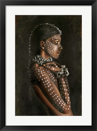 Framed Tribal Woman Print