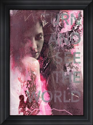 Framed Turn and See Print